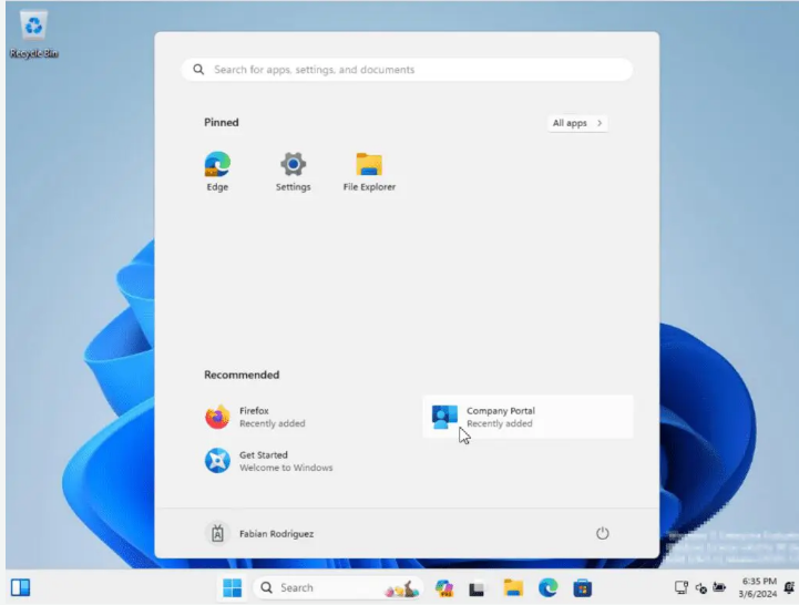 M365 Device Setup